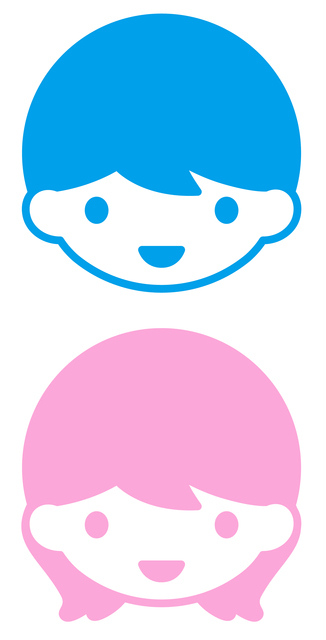 男の子と女の子,妊娠,8,ヵ月