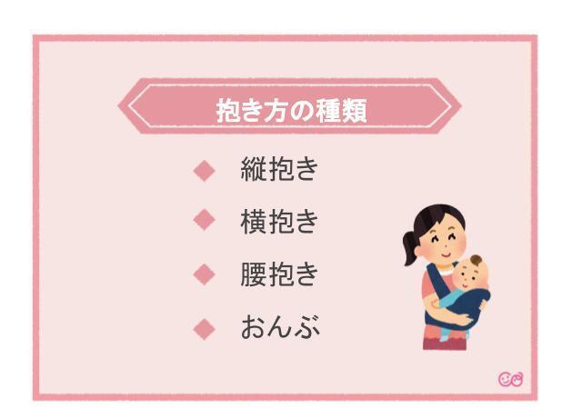 抱き方の種類,抱っこひも,おすすめ,