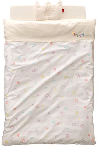 サンデシカ はじめてママのお悩みを解決する ベビー布団5点セット【日本製】 メモリアルスターフラッグ 1137-8888-53,ベビー布団,いつまで,