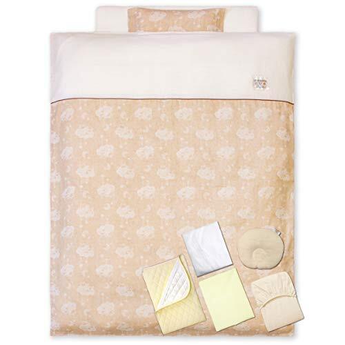 日本製 ベビー布団 12点セット ≪うし≫ オーガニックコットン ダブルガーゼ 綿100% un doudou No.1155,ベビー布団,いつまで,