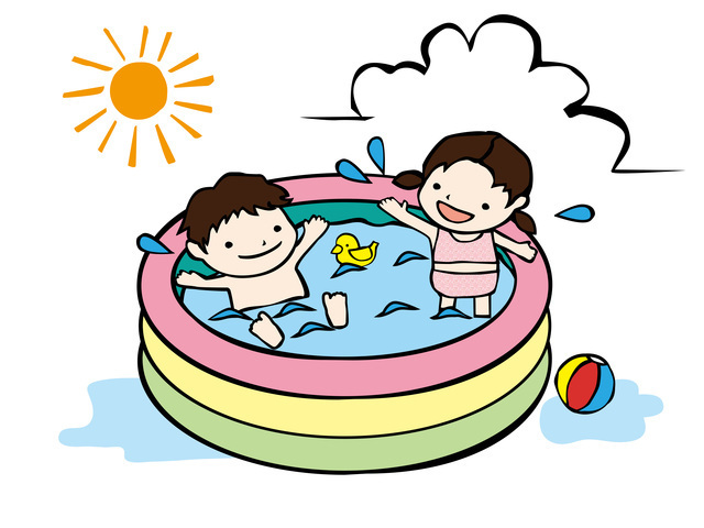 暑い日はやっぱりおうちプール,フォトコン,