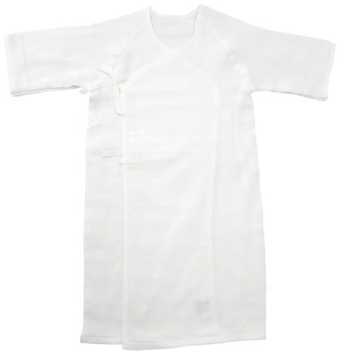 ベビーストーリー ドビー織ガーゼ 長肌着 50cm 白 S7055 日本製,出産準備,品,