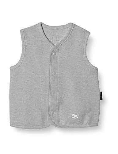 [アンナニコラ] ミニ裏毛 ベスト 80~90cm グレー AN-194V F57 日本製,出産準備,品,