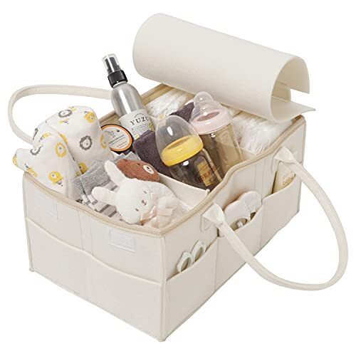 おむつストッカー オムツ収納 【保育士さんも推薦】 おむつバッグ LARUTAN ラルタン ベビー 用品 収納ケース おもちゃ入れ おむつ収納 出産準備 赤ちゃん 出産祝い(LARUTAN-A【ホワイト】),おむつストッカー,