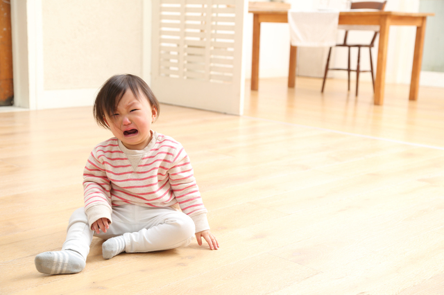 だだをこねる子ども,子ども,しつけ,叱り方