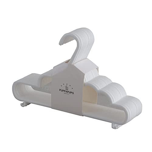 PUPPAPUPO ベビー&キッズ ハンガー 15本セット 【クラウド】 収納 おしゃれ ベビー キッズ サイズ お洗濯 ホワイト,ベビーケアグッズ,基礎知識,選び方