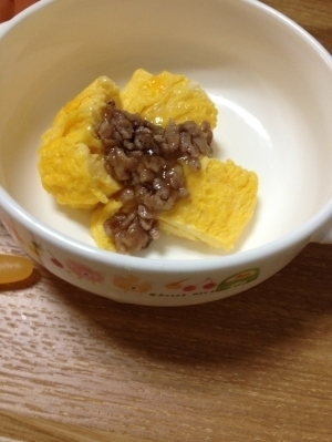 離乳食☆だし巻き玉子のそぼろあん,10ヶ月,離乳食,