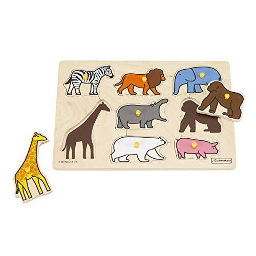 ボーネルンドオリジナル ( BorneLund Original ) ピックアップパズル 動物園 [8ピース] 2歳頃 HY711920,子ども,パズル,