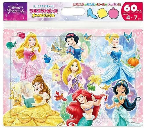 子供向けパズル かがやくせかい (ディズニープリンセス) 60ピース 【チャイルドパズル】,子ども,パズル,