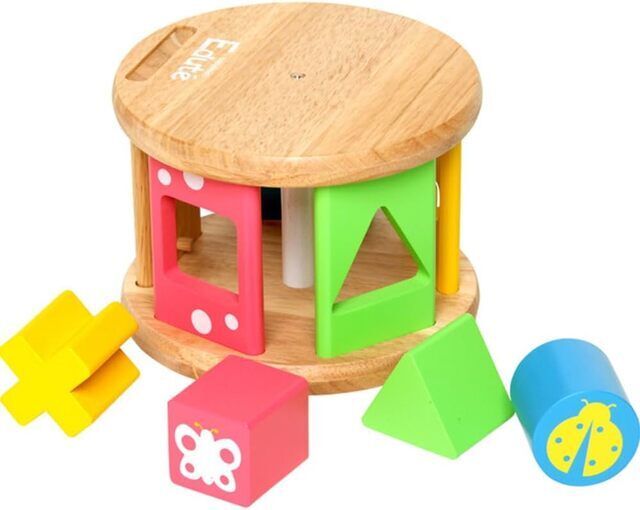 エデュテ限定ガイドブック付き 木のおもちゃ 知育玩具 パズル 型はめ KOROKOROパズル,知育,立体パズル,おもちゃ