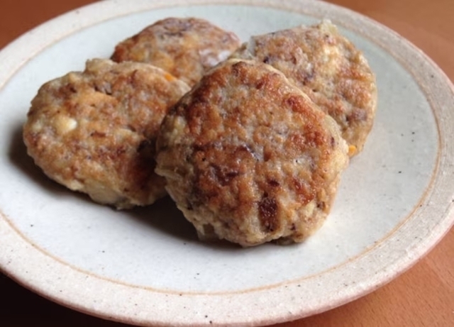離乳食後期♪豆腐と鯖のハンバーグ,離乳食,ハンバーグ,