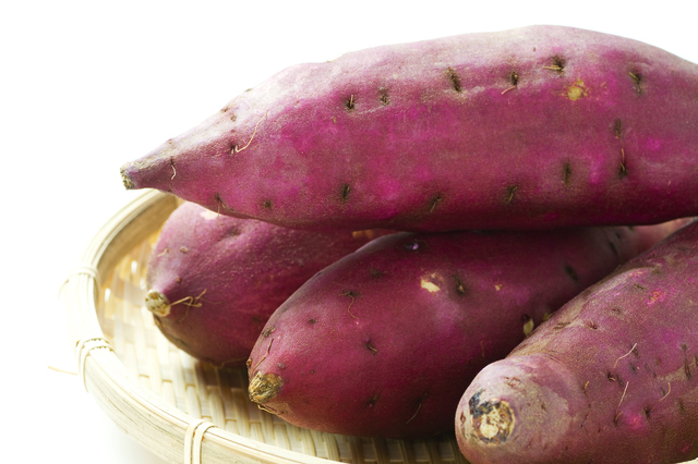 さつまいもの束,さつまいも,離乳食,後期