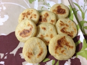 離乳食◆さつまいもときな粉のおやき,さつまいも,離乳食,後期