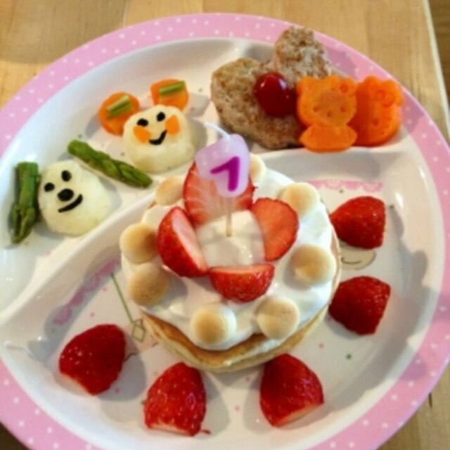 離乳食！1歳のバースデープレート,1歳,誕生日,離乳食