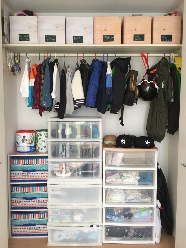 クローゼット 子供服,子供服,収納,