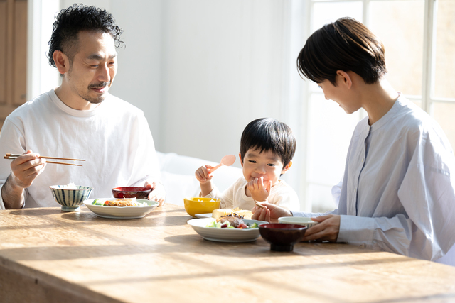 家族の食事,食事マナー,
