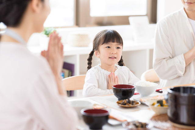 食事前のあいさつ,食事マナー,