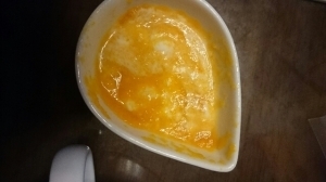 離乳食。にんじんヨーグルト,離乳食,ヨーグルト,