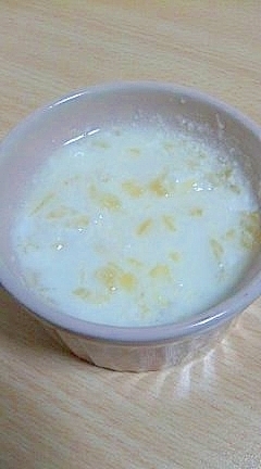 ◆離乳食中期＊りんごヨーグルト◆,離乳食,ヨーグルト,