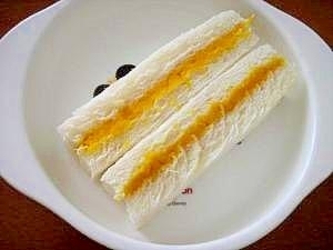 離乳食☆かぼちゃヨーグルトサンド♪,離乳食,ヨーグルト,