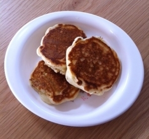 離乳食完了期♪豆腐とバナナのホットケーキ☆,離乳食,ヨーグルト,