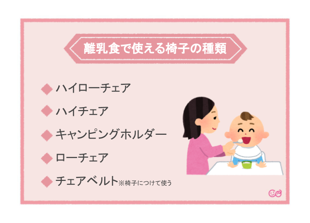 離乳食で使える椅子にはどんな種類がある?,離乳食,椅子,