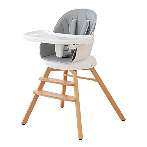 日本育児 4wayくるっと回転ベビーチェア お食事テーブル付 座席回転式 キッズチェア 6ヶ月〜 ハイチェア ブースター,離乳食,椅子,