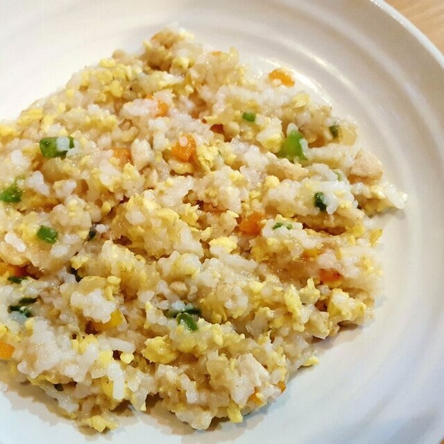 【離乳食後期～】鶏むね肉のチャーハン,離乳食,後期,