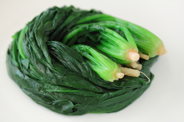 茹でたほうれん草,離乳食,ほうれん草,