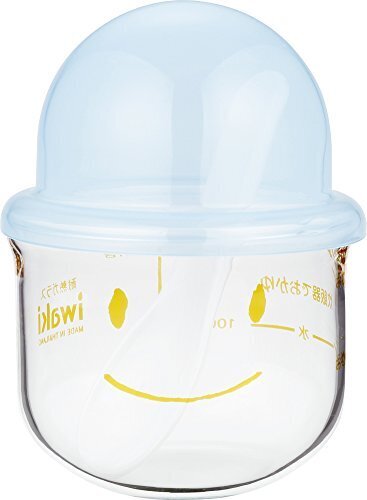 iwaki 離乳食調理器 おかゆこがま 耐熱ガラス 200ml KMC202-BL 064303 1個 (x 1),離乳食,調理グッズ,