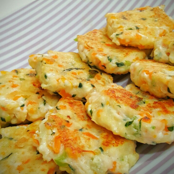 離乳食後期～手づかみ食べに！豆腐ハンバーグ,離乳食,後期,豆腐