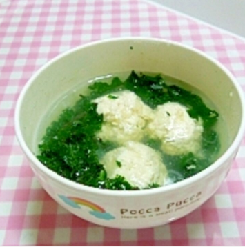 離乳食 後期～ 肉団子スープ,離乳食,後期,豆腐