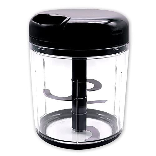 K&A みじん切り器 食洗機対応 ふたも洗える ぶんぶんチョッパー Boss 1.5L 4枚刃 BBC-41,離乳食,中期,タマネギ