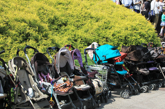 たくさんのベビーカー,B型ベビーカー ,