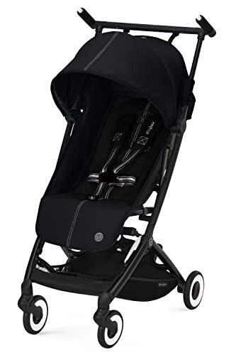 CYBEX [ サイベックス ] LIBELLE [リベル] (2022年リニューアルモデル) ムーンブラック 軽量コンパクト ベビーカー 『簡単アクションでウルトラコンパクトに』 1個 (x 1),B型ベビーカー ,