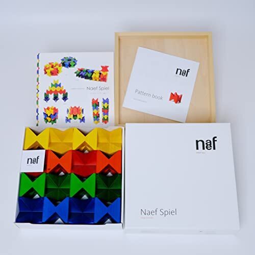 ネフスピール ネフ社 naef【正規輸入品】【国産木箱のおまけ付き】,積み木,知育,遊び方