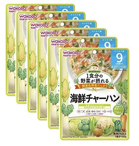 1食分の野菜が摂れるグーグーキッチン 海鮮チャーハン 100グラム (x 6),離乳食,チャーハン,