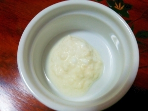 離乳食（中期）☆りんごのカッテージチーズ和え｜中期,離乳食,チーズ,