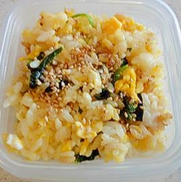 幼児食☆卵とほうれん草のチャーハン ,幼児食,