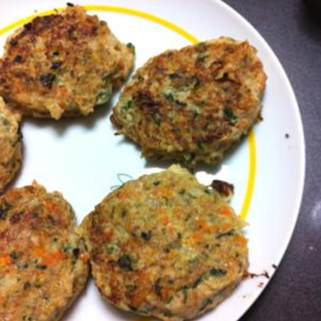 野菜たっぷり★鶏ミンチハンバーグ,幼児食,
