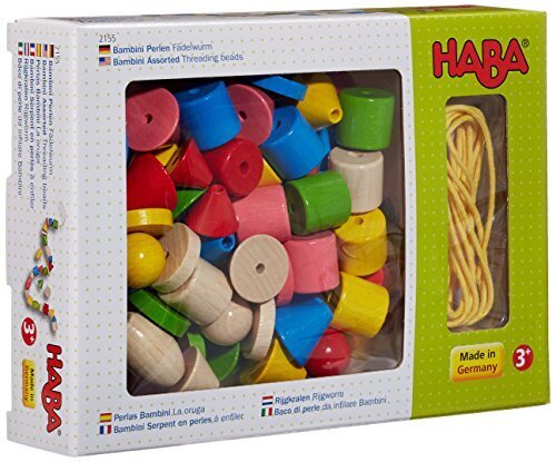 ハバ（HABA） カラービーズ・6シェイプ HA2155,知育玩具,2歳,