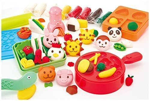 アガツマ(AGATSUMA)　ねんDo! ねんどでおりょうり! おべんとうセット【小麦ねんど】,小麦粘土,