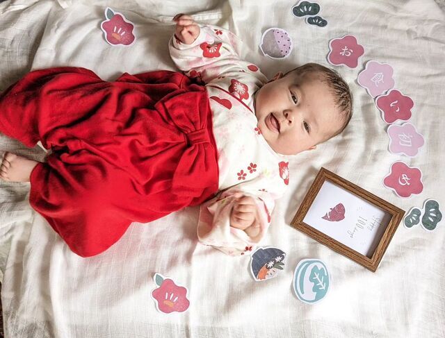 ,100日祝い,お食い初め,テンプレ