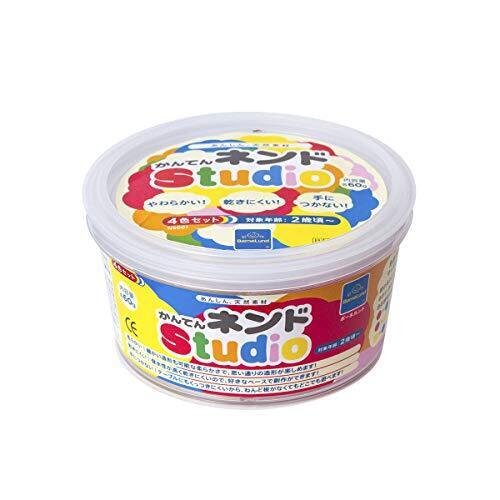 かんてんネンドStudio 4色セット,粘土遊び,幼児,