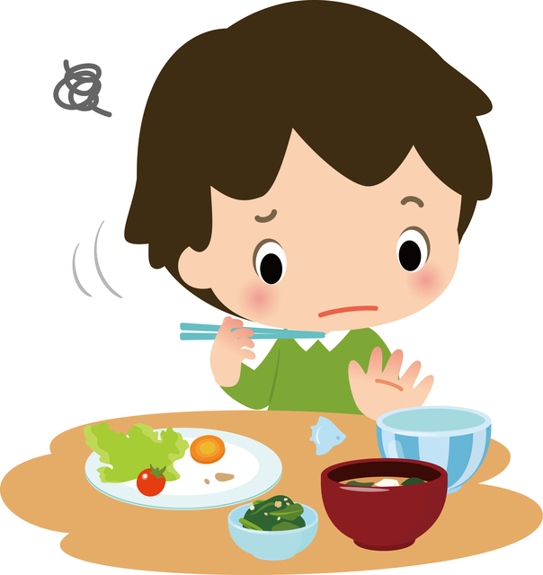 好き嫌いをする子ども,食事マナー,