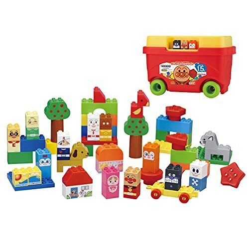 バンダイ(BANDAI) はじめてのブロックワゴン,おもちゃ,2歳,