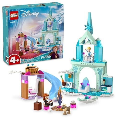 レゴ(LEGO) ディズニープリンセス エルサの氷のおしろ おもちゃ 玩具 プレゼント ブロック 男の子 女の子 子供 4歳 5歳 6歳 エルサ アナ アナ雪 アナと雪の女王 お城 ごっこ遊び 43238,4歳,誕生日プレゼント,