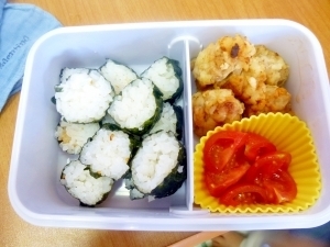 離乳食完了期☆一口♪海苔巻き,離乳食,完了期,