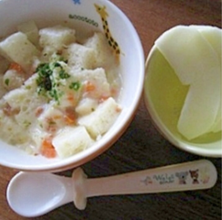 パングラタン風　離乳食中期～ レシピ・作り方,離乳食,グラタン,