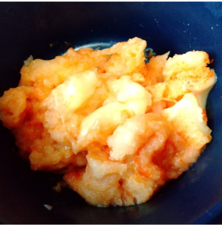 離乳食後期～レンジで簡単パングラタン,離乳食,グラタン,